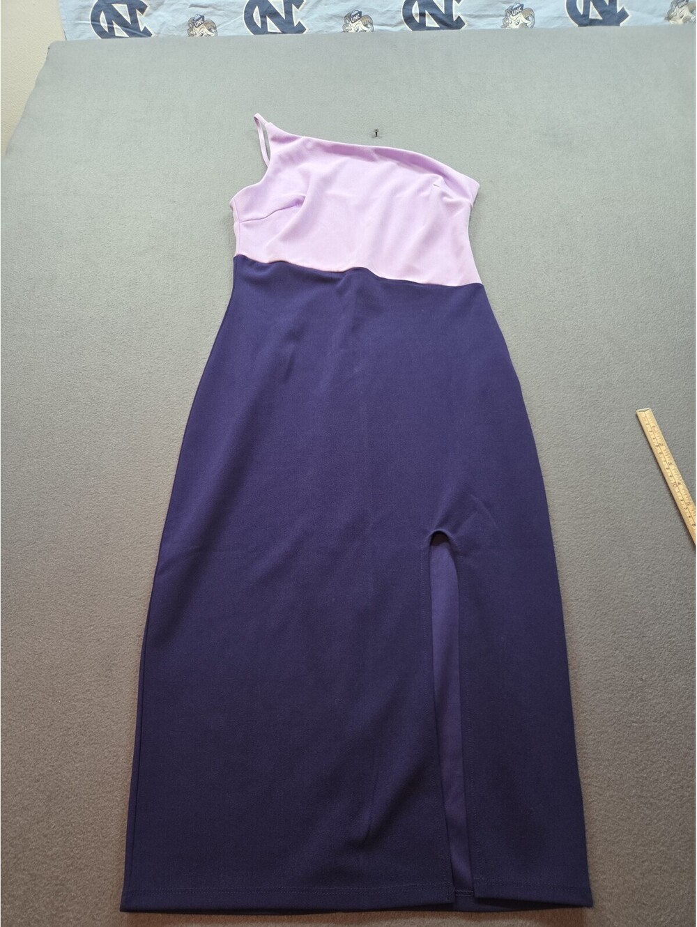 women's lavender & purple Crystal Sky bodycon dress size M